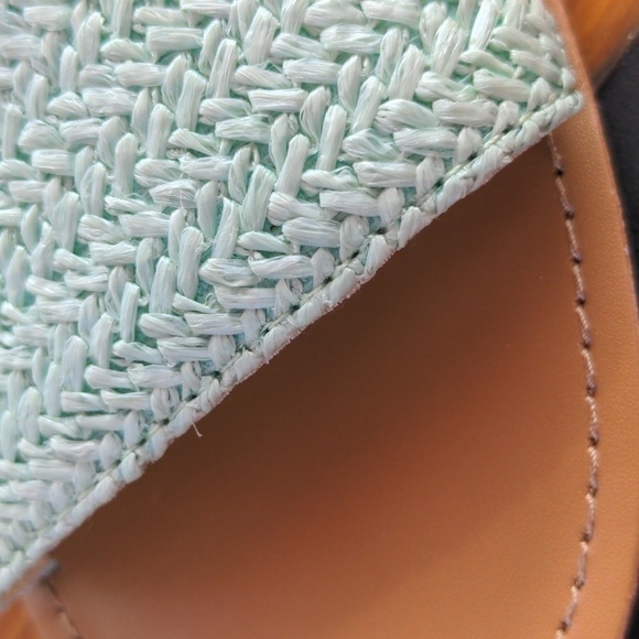 SODA Minty Rattan Beach Slides Wmns Sz 9 - Picture 10 of 11